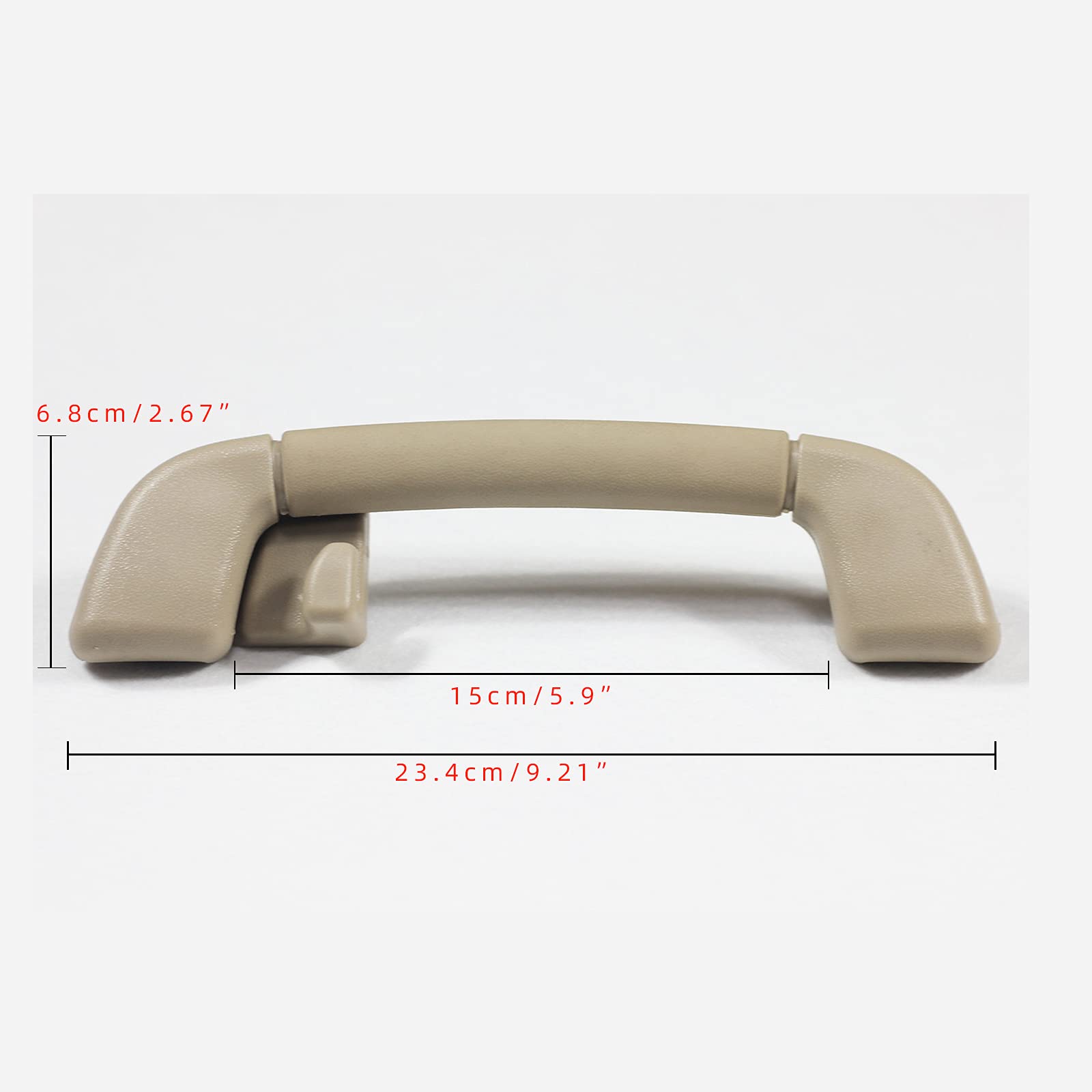 Amazon.com: Krobelus Auto Roof Pull Handle Grab Rail Grey with